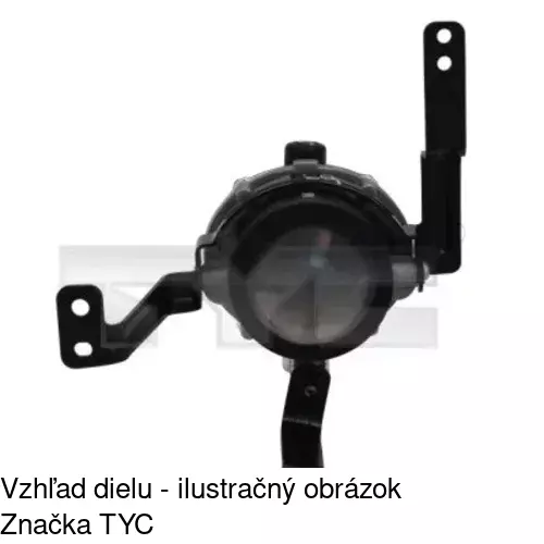 Hmlové svetlo - predné POLCAR 4114301E