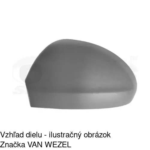 Vonkajšie zrkadlo 4114513E /POLCAR/ - obr. 3