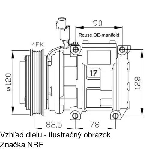 Kompresor AC POLCAR 4140KS1X