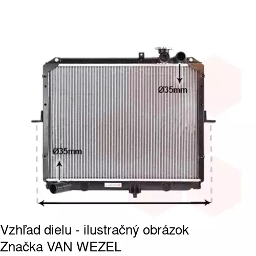 Chladiče vody 416008-A /POLCAR/ - obr. 1