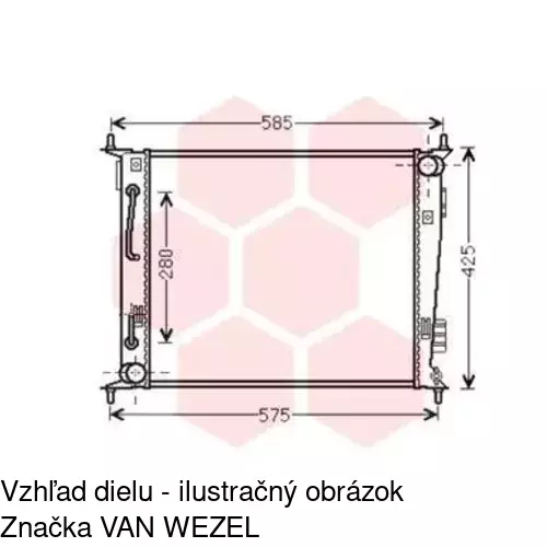 Chladiče vody 416508-1 /POLCAR/ - obr. 1