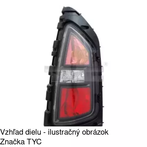 Zadné svetlo 416588-X /POLCAR/