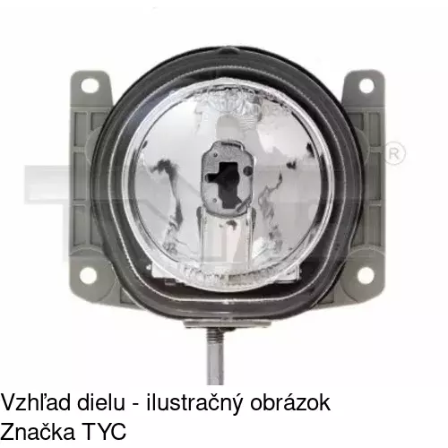 Hmlové svetlo - predné POLCAR 421129-C