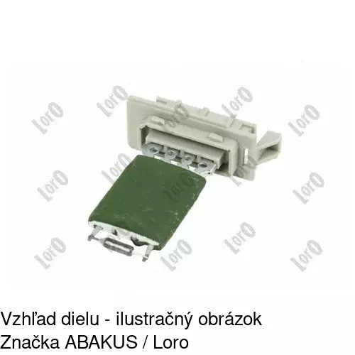 Ovládače klimatizácie 4310KST2X /POLCAR/ - obr. 1