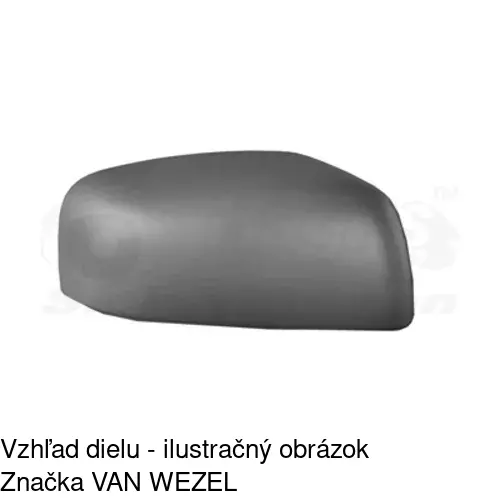 Rám vonkajšieho zrkadla 432455PM /POLCAR/ - obr. 5