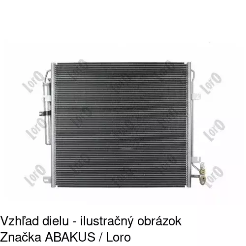 Chladiče klimatizácie 4332K8C2S /POLCAR/ - obr. 1