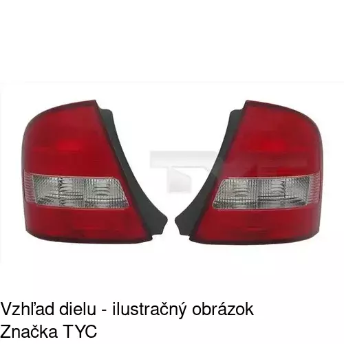 Zadné svetlo POLCAR 4509871E