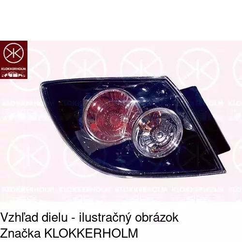 Zadné svetlo POLCAR 454187BE