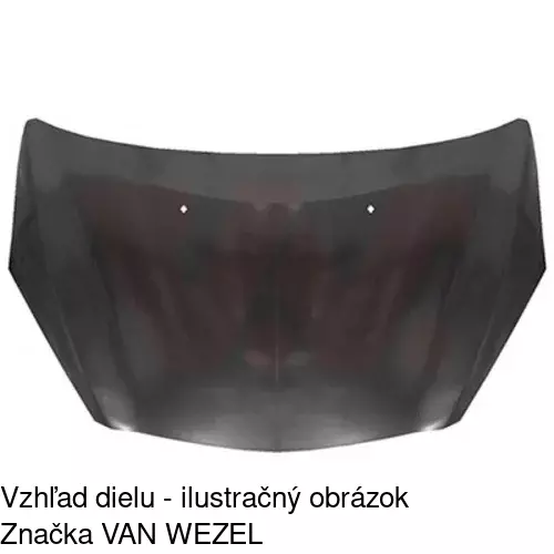 Kapota - poškodená POLCAR 455103UB