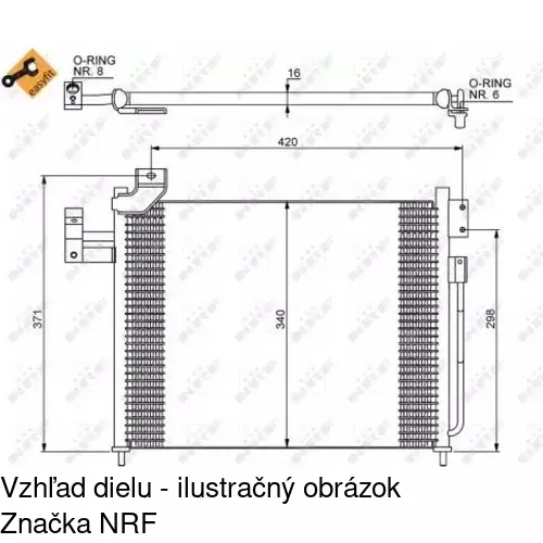 Chladiče klimatizácie POLCAR 4555K8C1