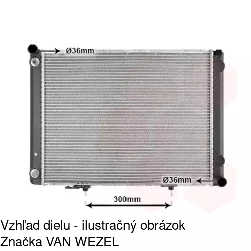 Chladiče vody 500108-5 /POLCAR/ - obr. 1
