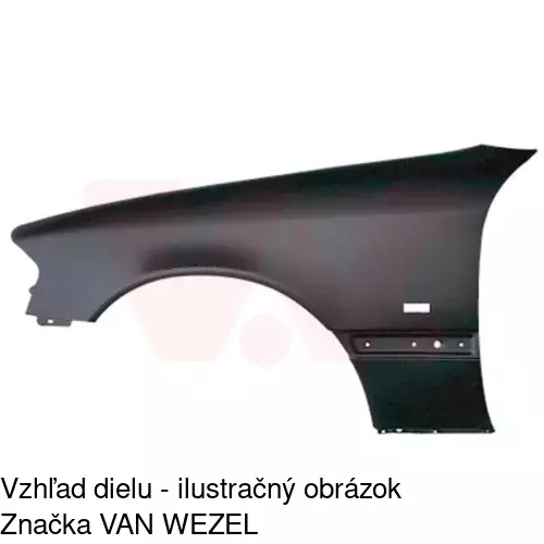 Predný blatník 500201 /POLCAR/ - obr. 1