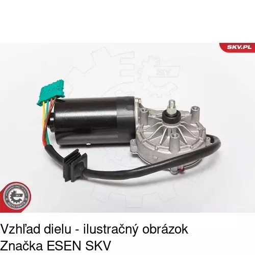 Motorček stieračov 5002SWP1 /POLCAR/ - obr. 3