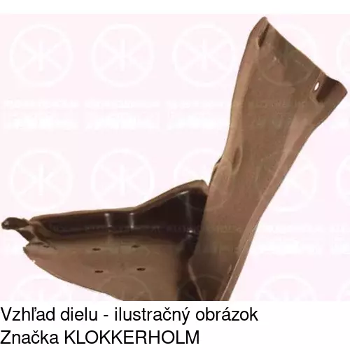 Podblatník (plast) POLCAR 5003FP-1