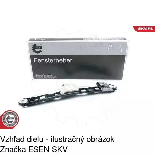 Mechanizmus sťahovania okna elektrický bez motora 5003PSG8 /POLCAR/ - obr. 1