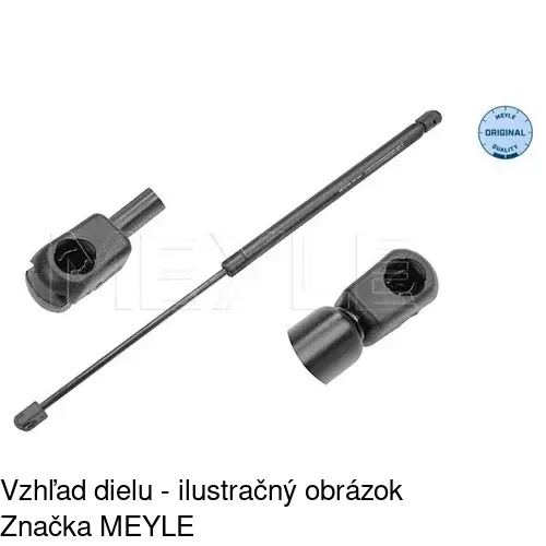 Plynová pružina 5005AB /POLCAR/ - obr. 3