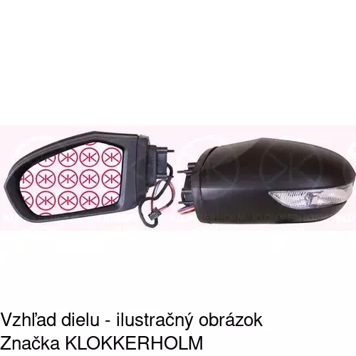Vonkajšie zrkadlo 5006514E /POLCAR/ - obr. 2