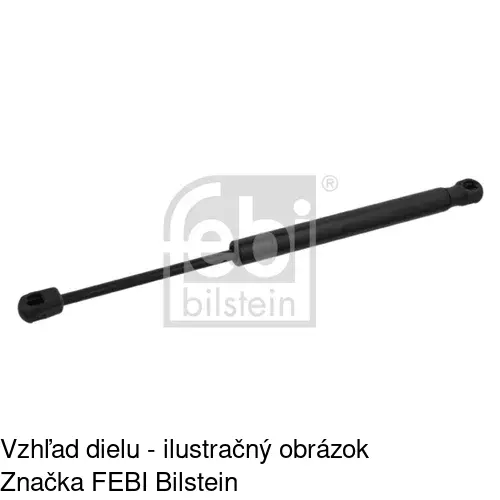 Plynová pružina 5007AB /POLCAR/ - obr. 1