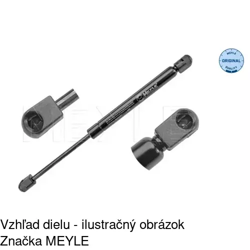 Plynová pružina 5009AB /POLCAR/ - obr. 2