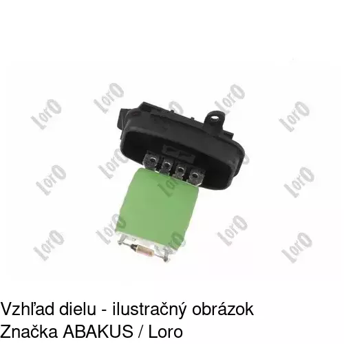 Ovládače klimatizácie 5012KST-1 /POLCAR/ - obr. 3