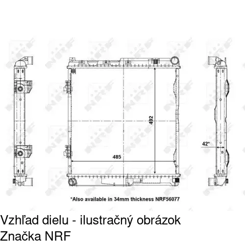 Chladiče vody 501408-6 /POLCAR/ - obr. 3