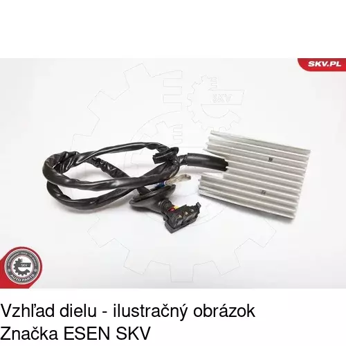 Ovládače klimatizácie 5014KST-2 /POLCAR/ - obr. 2