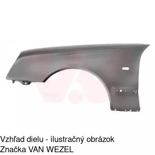 Predný blatník 501501-J /POLCAR/ - obr. 2