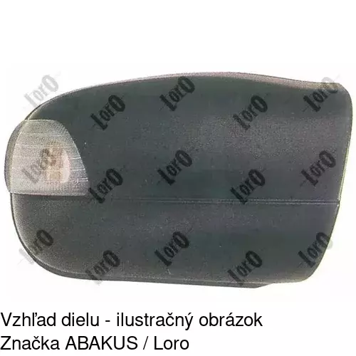 Rám vonkajšieho zrkadla 501555TM /POLCAR/ - obr. 1
