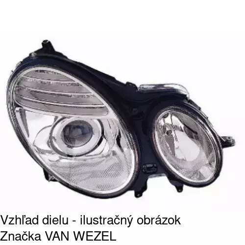 Hlavný reflektor 501710-E /POLCAR/ - obr. 3