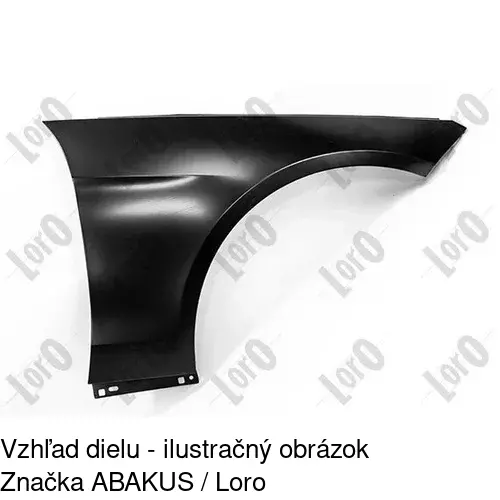 Predný blatník 501802-Q /POLCAR/ - obr. 2
