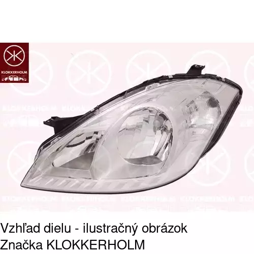 Hlavný reflektor 5021090E /POLCAR/ - obr. 2