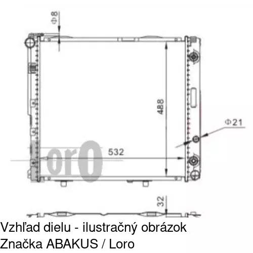 Chladiče vody 502408-3 /POLCAR/ - obr. 3