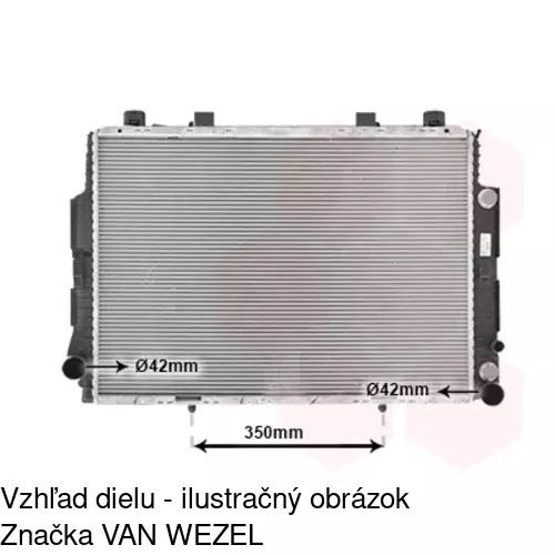 Chladiče vody 502408-6 /POLCAR/ - obr. 1