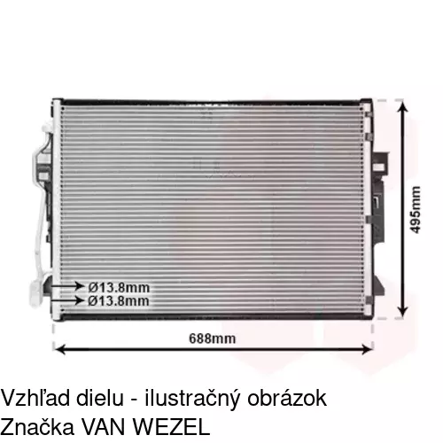 Chladiče klimatizácie 5031K82X /POLCAR/ - obr. 4