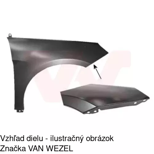 Predný blatník 503502-1 /POLCAR/ - obr. 1