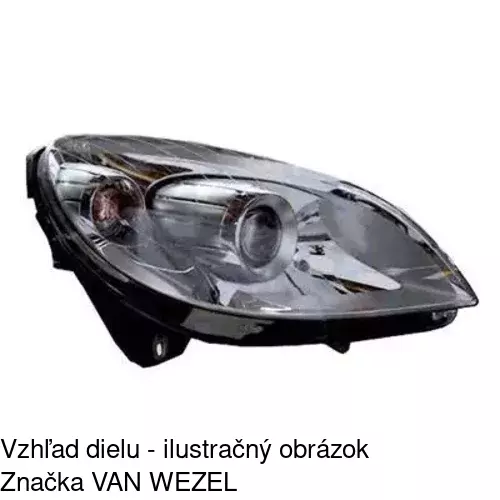 Hlavný reflektor 5035102U /POLCAR/ - obr. 4