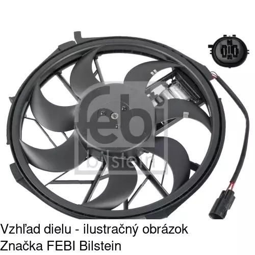 Ventilátory chladičov 503523W1 /POLCAR/ - obr. 1