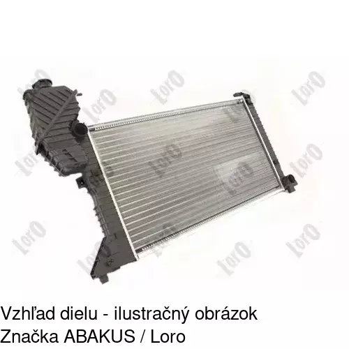 Chladiče vody 506208A2 /POLCAR/ - obr. 3
