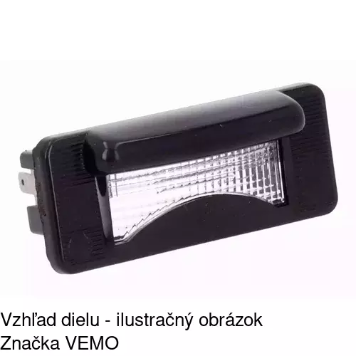 Svetlo na osvetlenie evidenčného čísla 5062959E /POLCAR/ - obr. 2