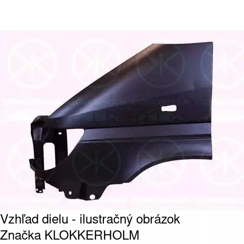 Predný blatník POLCAR 506301
