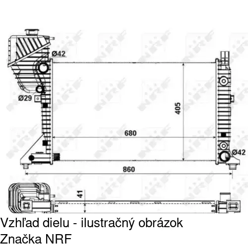 Chladiče vody 506308-2 /POLCAR/ - obr. 2