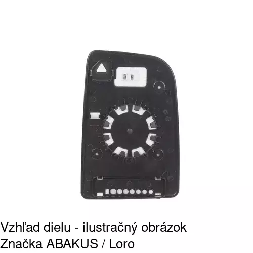 Sklo vonkajšieho zrkadla s držiakom 5065546M /POLCAR/ - obr. 4