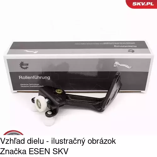 Vozík - kolieska pant posuvných dverí 5065Z-74 /POLCAR/ - obr. 3