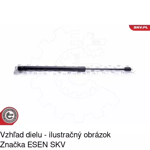 Plynová pružina 5070AB1 /POLCAR/ - obr. 2