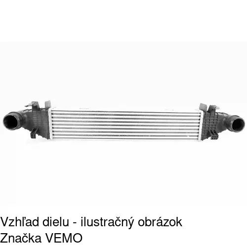 Chladiče vzduchu (Intercoolery) 5070J8-2 /POLCAR/ - obr. 1