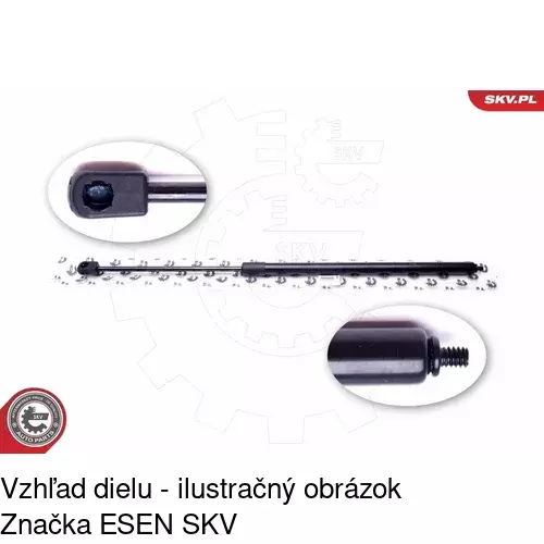 Plynová pružina 5071AS1 /POLCAR/ - obr. 2