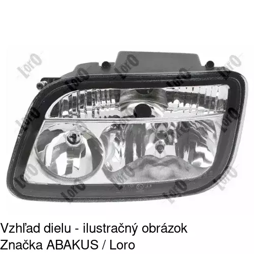 Hlavný reflektor POLCAR 508309-H