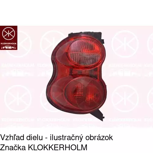 Zadné svetlo 509887-E /POLCAR/ - obr. 1