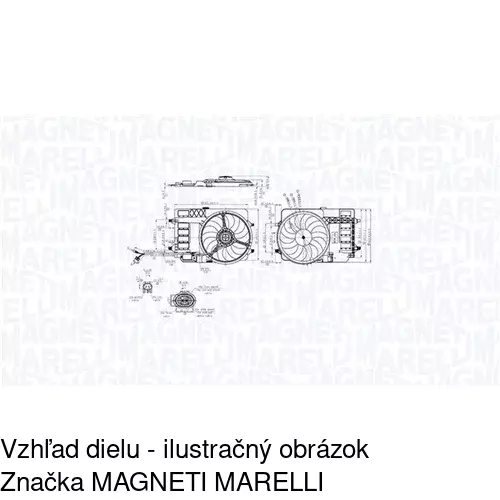 Ventilátory chladičov 510123W1 /POLCAR/ - obr. 2