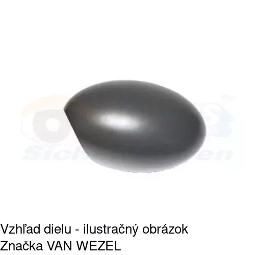 Rám vonkajšieho zrkadla 510154PM /POLCAR/ - obr. 5